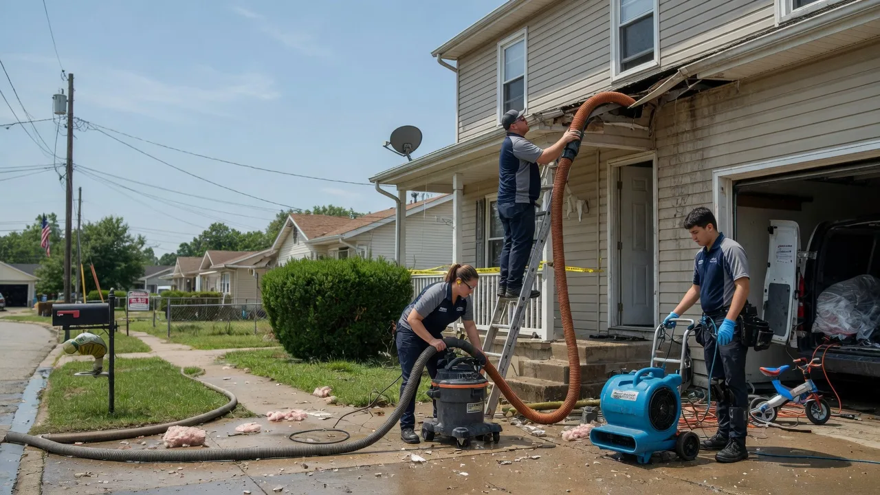 Water Damage Restoration in Pittsburg, KS near me